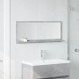 Espejo mueble baño madera ingeniería gris hormigón 90x11x37 cm de , Tocadores de baño - Ref: Foro24-856201, Precio: 36,17 €, ...