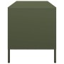 Mueble TV acero laminado en frío verde oliva 101,5x39x43,5 cm de , Muebles TV - Ref: Foro24-851302, Precio: 89,15 €, Descuent...