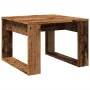 Aged engineered wood side table 50x50x35 cm by , Side tables - Ref: Foro24-856688, Price: 35,67 €, Discount: %