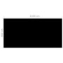 Cubierta de piscina rectangular PE negro 1200x600 cm de vidaXL, Cubiertas para piscina - Ref: Foro24-92967, Precio: 211,12 €,...