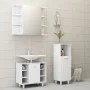 Juego de muebles de baño 3 pzas madera de ingeniería blanco de vidaXL, Muebles de baño - Ref: Foro24-3056943, Precio: 146,71 ...