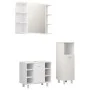 Juego de muebles de baño 3 pzas madera de ingeniería blanco de vidaXL, Muebles de baño - Ref: Foro24-3056943, Precio: 146,71 ...