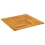 Solid acacia wood square table top 80x80x2.2 cm by , Table tops - Ref: Foro24-4004256, Price: 94,56 €, Discount: %