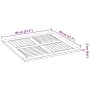 Tablero de mesa cuadrado madera maciza de acacia 80x80x2,2 cm de , Tableros para mesas - Ref: Foro24-4004256, Precio: 94,56 €...