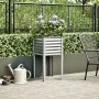 Jardinera de acero galvanizado 45x45x88 cm de , Maceteros y jardineras - Ref: Foro24-4008967, Precio: 41,21 €, Descuento: %