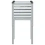 Jardinera de acero galvanizado 45x45x88 cm de , Maceteros y jardineras - Ref: Foro24-4008967, Precio: 41,21 €, Descuento: %