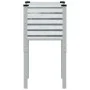 Jardinera de acero galvanizado 45x45x88 cm de , Maceteros y jardineras - Ref: Foro24-4008967, Precio: 41,21 €, Descuento: %