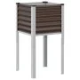 Jardinera de acero marrón 45x45x88 cm de , Maceteros y jardineras - Ref: Foro24-4008965, Precio: 41,21 €, Descuento: %