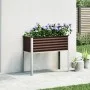 Jardinera de acero marrón 100x41x90 cm de , Maceteros y jardineras - Ref: Foro24-4008971, Precio: 55,53 €, Descuento: %