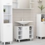 Juego de muebles de baño 3 pzas madera de ingeniería blanco de vidaXL, Muebles de baño - Ref: Foro24-3056943, Precio: 148,82 ...