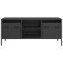 Mueble para TV acero laminado en frío negro 101,5x39x43,5 cm de , Muebles TV - Ref: Foro24-851298, Precio: 84,78 €, Descuento: %