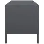 TV stand made of cold-rolled anthracite steel, 101.5x39x43.5 cm by , TV Furniture - Ref: Foro24-851300, Price: 88,32 €, Disco...