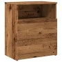 Mesita de noche madera de ingeniería envejecida 50x32x60 cm de , Mesitas de noche - Ref: Foro24-856564, Precio: 51,87 €, Desc...