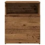 Mesita de noche madera de ingeniería envejecida 50x32x60 cm de , Mesitas de noche - Ref: Foro24-856564, Precio: 51,87 €, Desc...