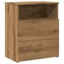 Mesita de noche madera de ingeniería roble artisan 50x32x60 cm de , Mesitas de noche - Ref: Foro24-856566, Precio: 69,55 €, D...
