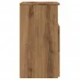 Mesita de noche madera de ingeniería roble artisan 50x32x60 cm de , Mesitas de noche - Ref: Foro24-856566, Precio: 69,55 €, D...