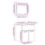 Set de muebles de baño 2 pzas madera contrachapada roble Sonoma de , Muebles de baño - Ref: Foro24-856367, Precio: 48,25 €, D...