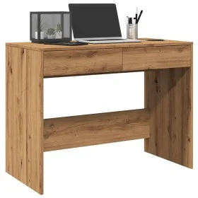 Escritorio de madera de ingeniería roble artisan 101x50x76,5 cm de , Escritorios - Ref: Foro24-856765, Precio: 99,67 €, Descu...