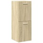 Juego de muebles de baño 4 pzas contrachapada roble Sonoma de , Muebles de baño - Ref: Foro24-3325007, Precio: 160,22 €, Desc...
