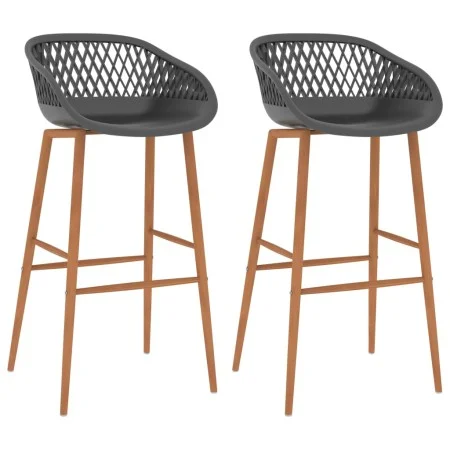 Küchenhocker 2 Stück grau von , Küchenhocker - Ref: Foro24-248154, Preis: 133,81 €, Rabatt: %