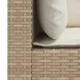 Corner garden sofas with 2 synthetic rattan beige cushions by , Outdoor sofas - Ref: Foro24-365916, Price: 186,72 €, Discount: %