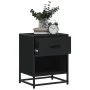 Mesitas de noche 2 uds madera ingeniería negro 40x31x50 cm by , Nightstands - Ref: Foro24-848685, Price: 84,01 €, Discount: %