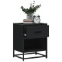 Mesitas de noche 2 uds madera ingeniería negro 40x31x50 cm de , Mesitas de noche - Ref: Foro24-848685, Precio: 85,28 €, Descu...