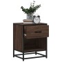 Mesitas noche 2 uds madera ingeniería marrón roble 40x31x50 cm de , Mesitas de noche - Ref: Foro24-848693, Precio: 76,64 €, D...