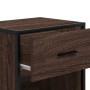 Mesitas noche 2 uds madera ingeniería marrón roble 40x31x50 cm de , Mesitas de noche - Ref: Foro24-848693, Precio: 76,64 €, D...