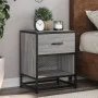 Mesitas noche 2 uds madera ingeniería gris Sonoma 40x31x50 cm by , Nightstands - Ref: Foro24-848691, Price: 75,69 €, Discount: %