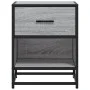 Mesitas noche 2 uds madera ingeniería gris Sonoma 40x31x50 cm by , Nightstands - Ref: Foro24-848691, Price: 75,69 €, Discount: %