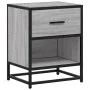 Mesitas noche 2 uds madera ingeniería gris Sonoma 40x31x50 cm by , Nightstands - Ref: Foro24-848691, Price: 75,69 €, Discount: %