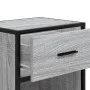 Mesitas noche 2 uds madera ingeniería gris Sonoma 40x31x50 cm by , Nightstands - Ref: Foro24-848691, Price: 75,69 €, Discount: %