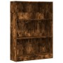 Estantería madera de ingeniería roble ahumado 80x24x109 cm de , Librerías y estanterías - Ref: Foro24-857839, Precio: 47,30 €...