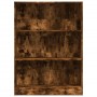 Estantería madera de ingeniería roble ahumado 80x24x109 cm de , Librerías y estanterías - Ref: Foro24-857839, Precio: 47,30 €...