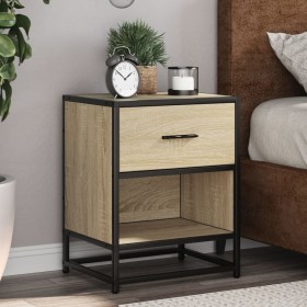 Mesitas noche 2 uds madera ingeniería roble Sonoma 40x31x50 cm de , Mesitas de noche - Ref: Foro24-848687, Precio: 74,92 €, D...