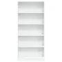 Estantería de madera de ingeniería blanca 80x24x176 cm de , Librerías y estanterías - Ref: Foro24-857853, Precio: 84,40 €, De...