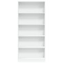 Estantería de madera de ingeniería blanca 80x24x176 cm de , Librerías y estanterías - Ref: Foro24-857853, Precio: 83,19 €, De...