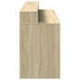 Escritorio con LED madera ingeniería roble Sonoma 160x55x91 cm de , Escritorios - Ref: Foro24-3309431, Precio: 189,57 €, Desc...