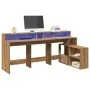 Escritorio con LED madera ingeniería artisian 200x104x91 cm von , Schreibtische - Ref: Foro24-3309473, Preis: 174,30 €, Rabat...
