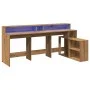 Escritorio con LED madera ingeniería artisian 200x104x91 cm von , Schreibtische - Ref: Foro24-3309473, Preis: 174,30 €, Rabat...