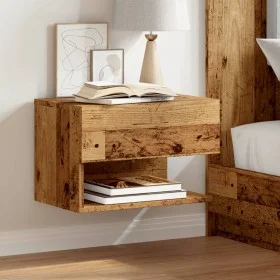 Mesita de noche de pared madera envejecida de , Mesitas de noche - Ref: Foro24-856820, Precio: 36,03 €, Descuento: %