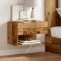 Mesita de noche de pared madera envejecida de , Mesitas de noche - Ref: Foro24-856820, Precio: 36,03 €, Descuento: %