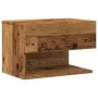 Mesita de noche de pared madera envejecida de , Mesitas de noche - Ref: Foro24-856820, Precio: 36,03 €, Descuento: %
