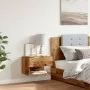 Mesita de noche de pared madera envejecida de , Mesitas de noche - Ref: Foro24-856820, Precio: 36,03 €, Descuento: %