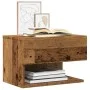 Mesita de noche de pared madera envejecida de , Mesitas de noche - Ref: Foro24-856820, Precio: 36,03 €, Descuento: %