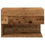 Mesita de noche de pared madera envejecida de , Mesitas de noche - Ref: Foro24-856820, Precio: 36,03 €, Descuento: %