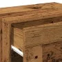 Mesita de noche de pared madera envejecida de , Mesitas de noche - Ref: Foro24-856820, Precio: 36,03 €, Descuento: %