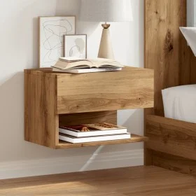 Mesita de noche de pared roble artisian de , Mesitas de noche - Ref: Foro24-856822, Precio: 44,13 €, Descuento: %