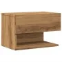 Mesita de noche de pared roble artisian de , Mesitas de noche - Ref: Foro24-856822, Precio: 44,13 €, Descuento: %